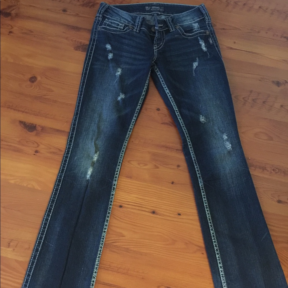 Silver jeans
